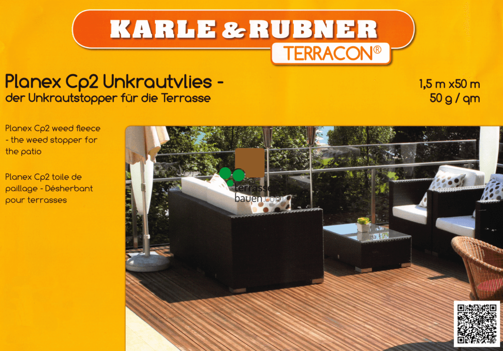 K&R Terracon Planex-CP2-Unkrautvlies schwarz