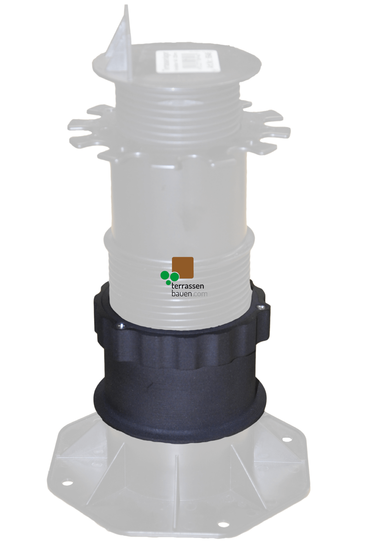 K&R Terracon Adapter für Terrassenlager, 80 mm Verlängerung