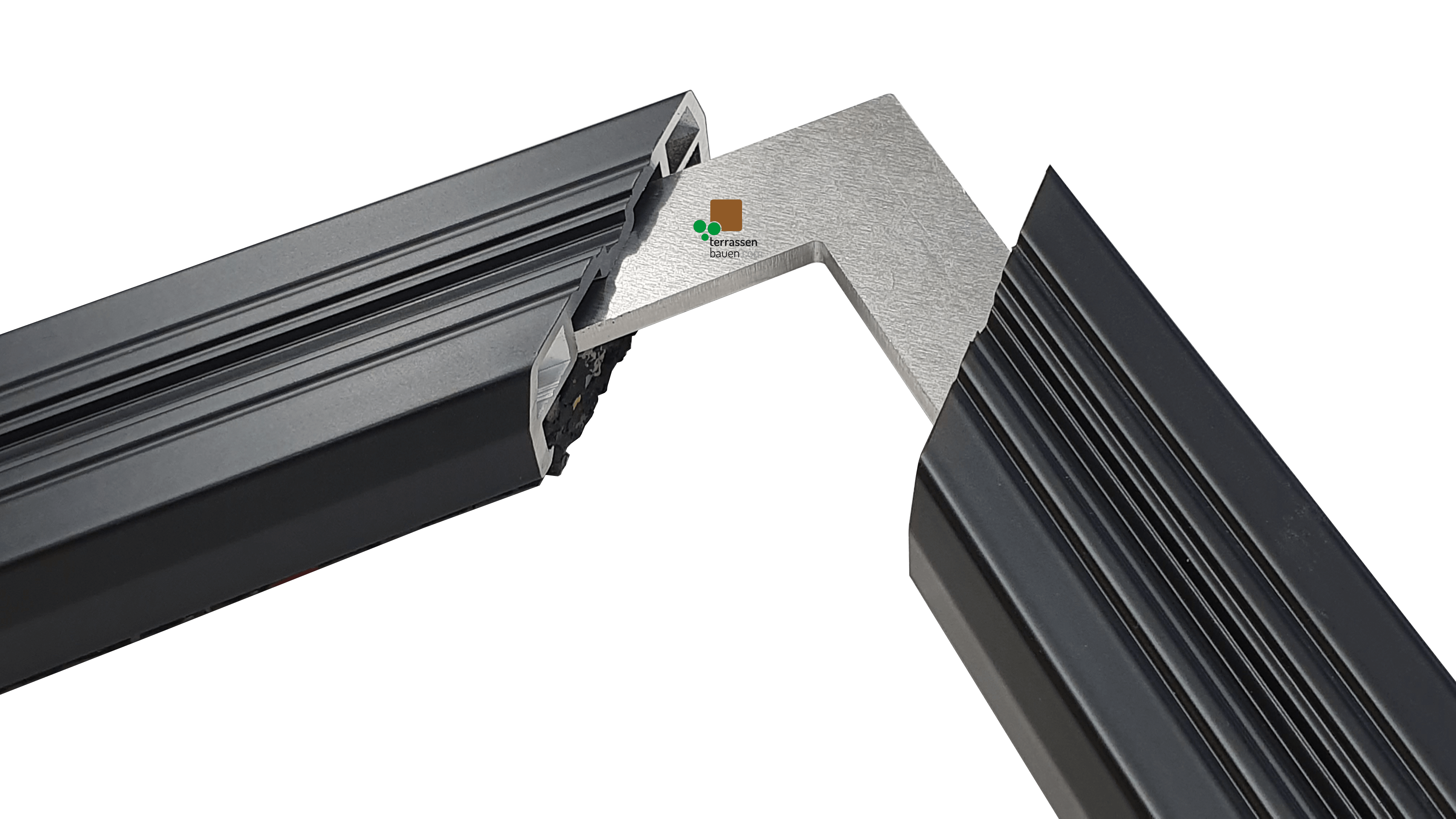 K&R Terracon Eckverbinder für SMART Isostep, 80mm Schenkellänge, 4 Stück