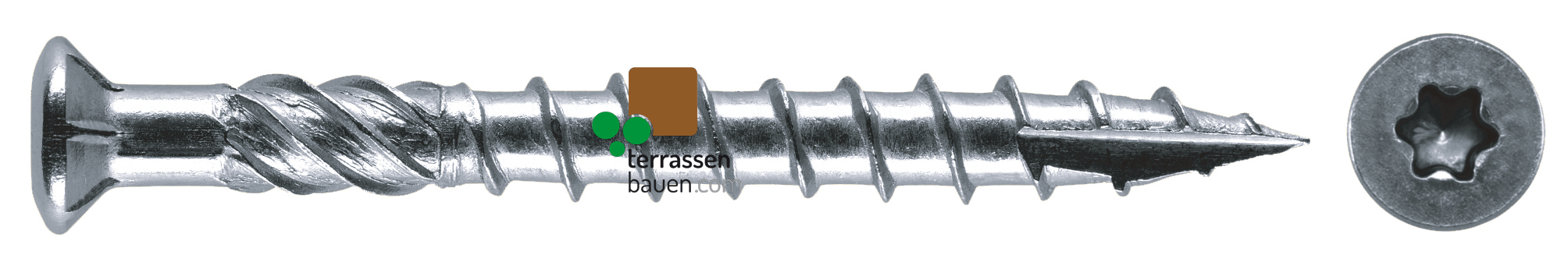 K&R Terrassenbauschraube, Senkkopf, verschiedene Arten und Mengen