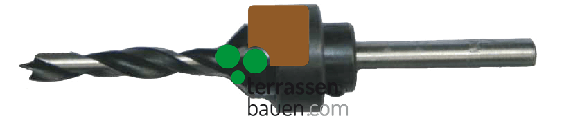 K&R Qualitäts-Bohrer mit Senker Ø 6mm
