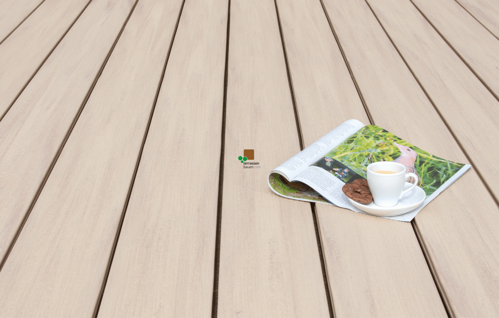 Karle & Rubner TERRACON WPC 140 - doppelseitig - geriffelt oder Struktur, 21 x 140mm, verschiedene Ausführungen