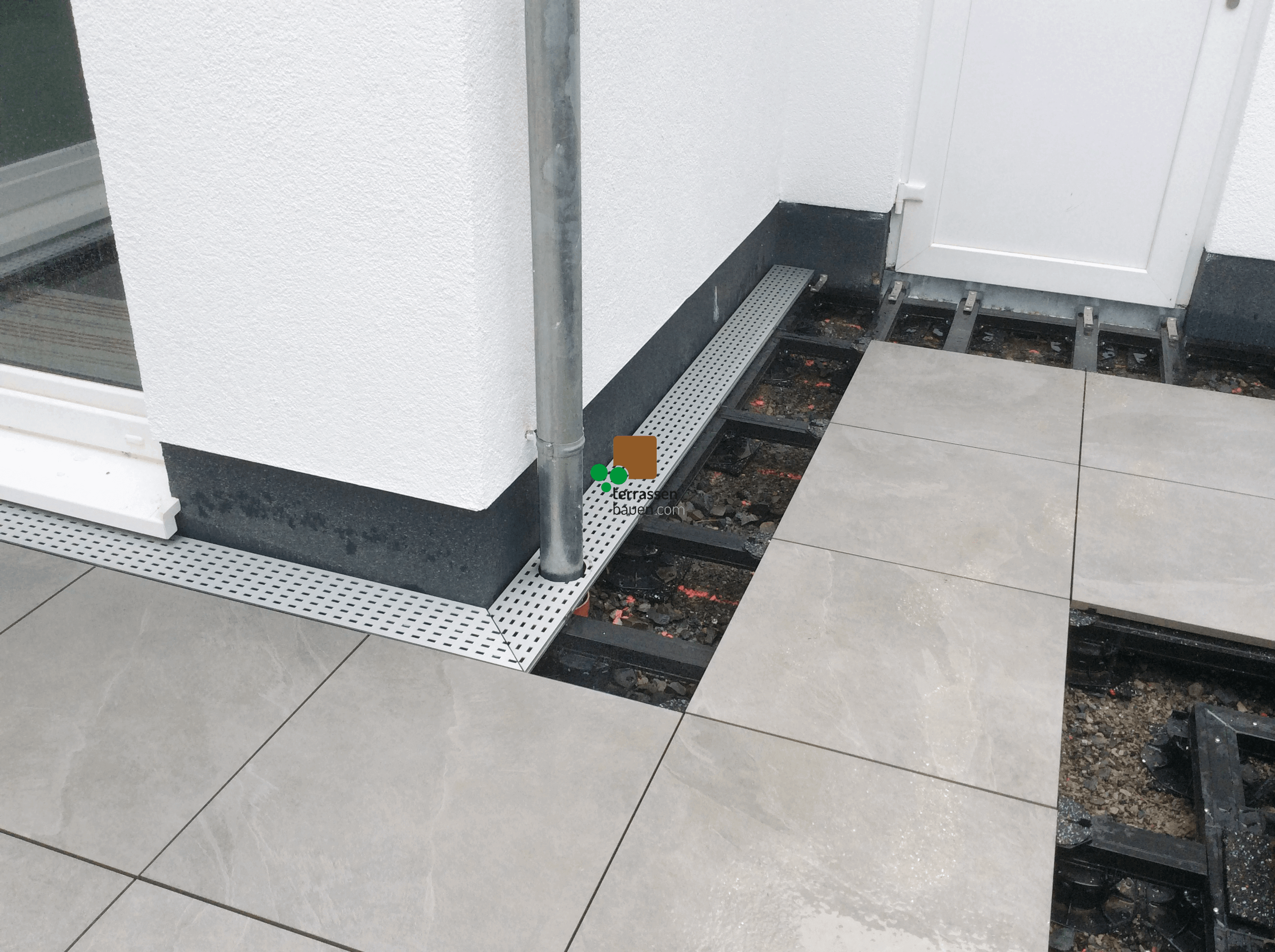 Montage Drainageprofil