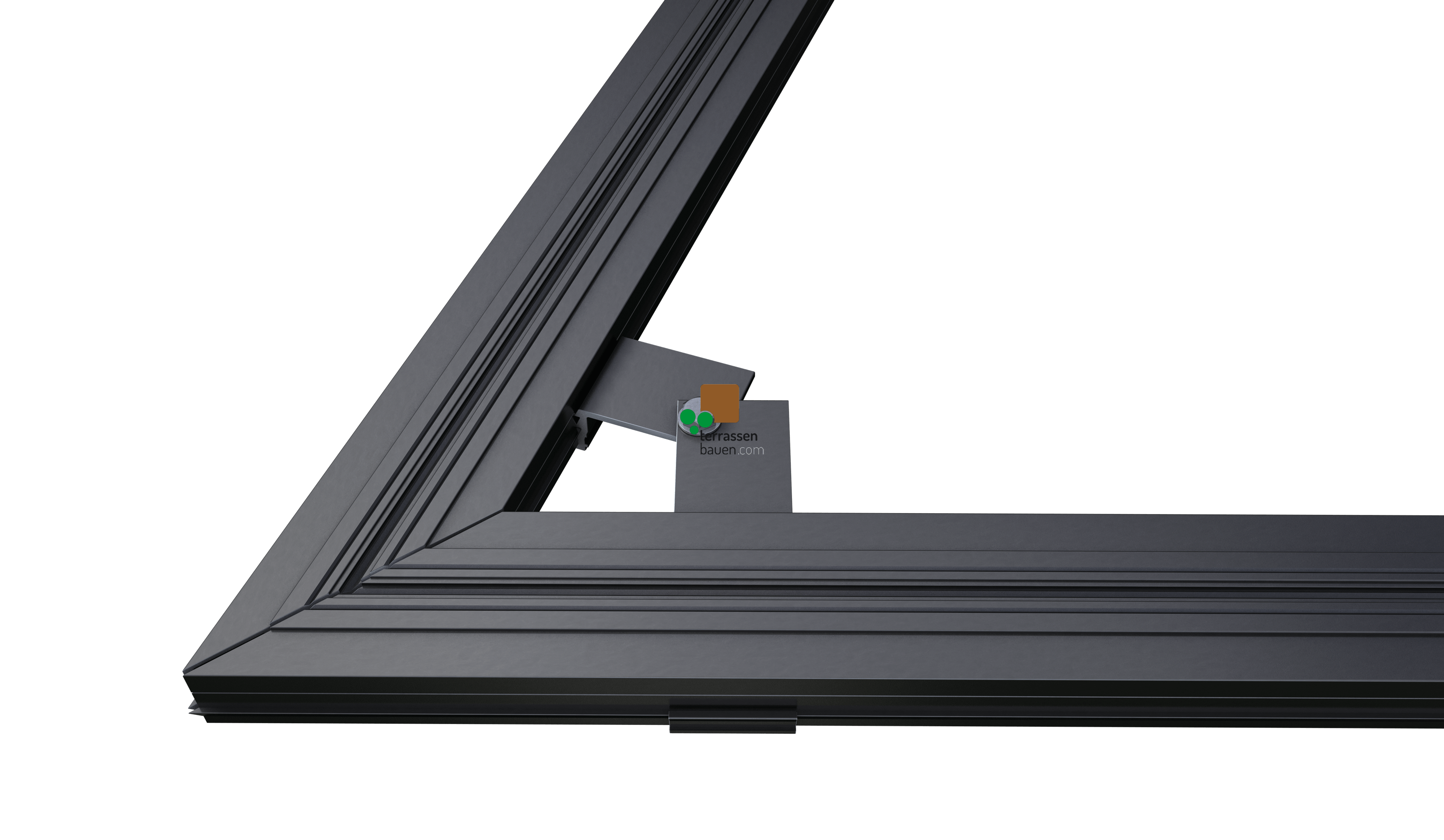 K&R Terracon variabler Eckverbinder für Isostep TWIXT, BIG und H